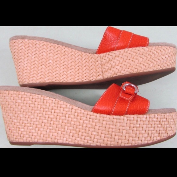 PRADA PLATFORM ESPADRILLE SLIDES BUCKLE - Picture 2 of 5